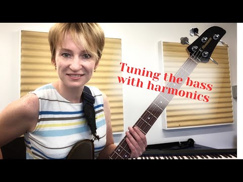 How to tune the Bass Guitar by ear with harmonics