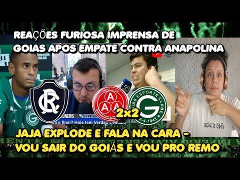 GOIAS EMPATA E JAJA EXPLODE  - TO INDO PRO REMO - ANAPOLINA 2X2 GOIAS
