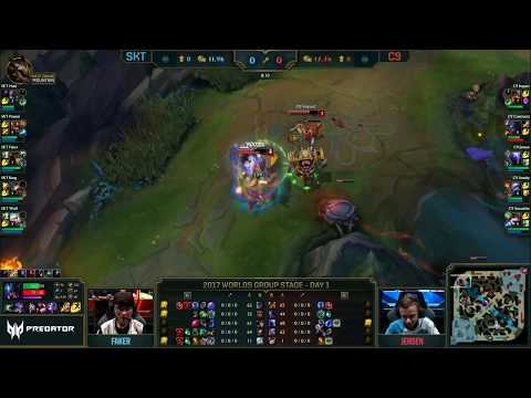 [Full game] SKT vs C9 [World Championship 2017] SK telecom T1 vs Cloud9 06/10/2017]