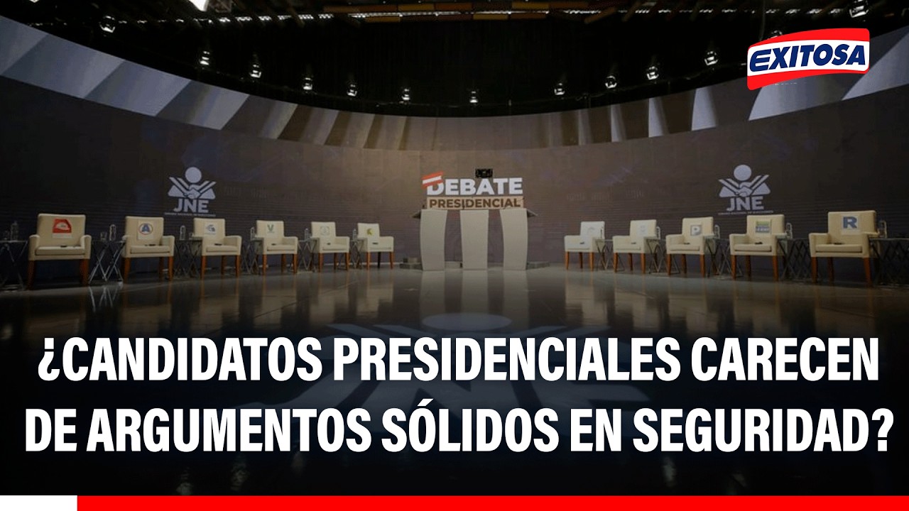 🔴🔵 ¿Candidatos presidenciales carecen de argumentos sólidos en seguridad?