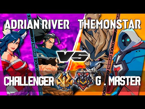 2XKO ▰ ADRIAN RIVEN (Yasuo-Ahri) vs THEMONSTAR66 (Warwick-Blitzcrank) ▰ 2XKO Pro level replays