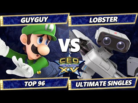 CEO 2025 - GuyGuy (Luigi) Vs. lobster (ROB) Smash Ultimate - SSBU