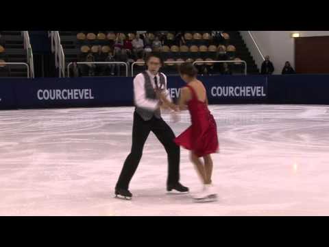 2 V. HASEGAWA / C. HASEGAWA (CAN) - ISU JGP Courchevel Junior Ice Dance Short Dance