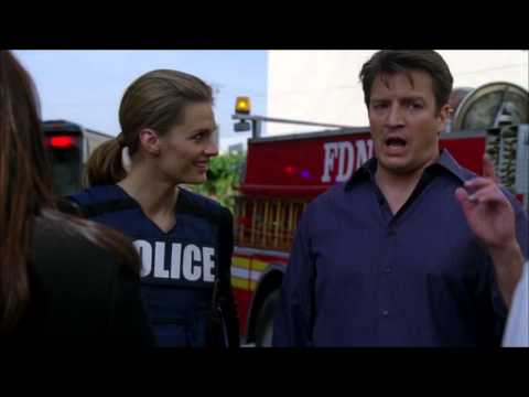 Castle 5x21 "Still" Gates knows. Flashbacks Caskett Kiss, End (HD)
