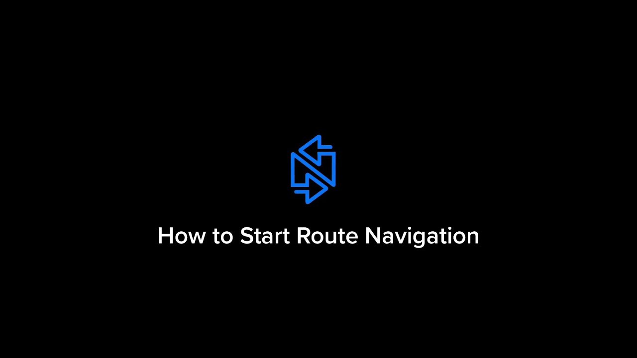 How to Start Route Navigation