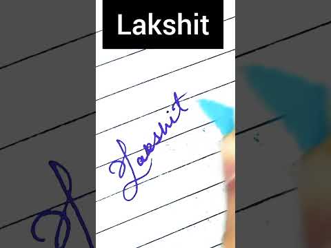 "Lakshit" name signature style #shorts