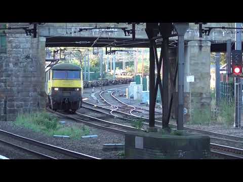 90045/90007 4s50 Crewe - Coatbridge liner, Sat. 29th August 2020