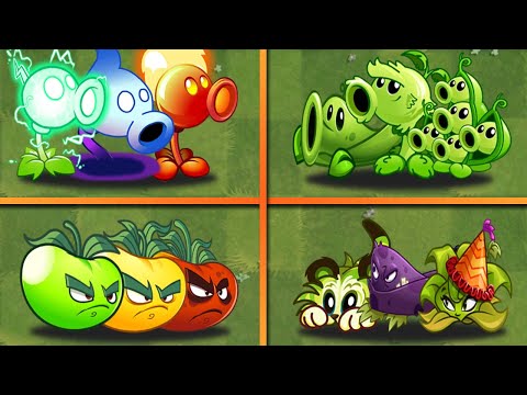 Random 4 Team Plants Battles - Which Best Team? - PvZ 2 Plant vs Plant