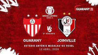 AO VIVO | GUARANY X JOINVILLE | BRASILEIRO SÉRIE D 2026