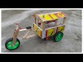 How To Make Cycle Rickshaw School Van At Home DIY Matchbox Mini Rickshaw Using DC Motor