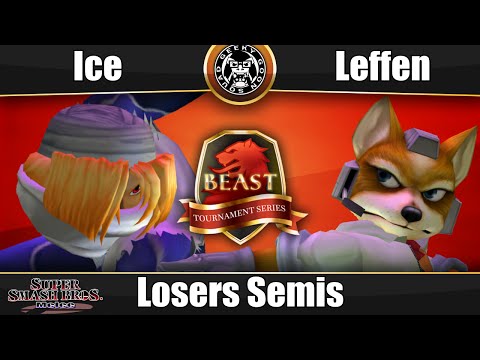 BEAST 6 - mYi | Ice (Fox,Marth,Sheik) Vs. RB TSM | Leffen (Fox) - Losers Semis