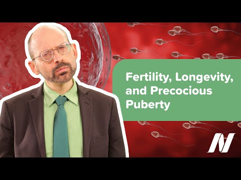 The Trade-Off Between Fertility and Longevity, and Causes of Precocious Puberty