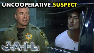 Suspect Broke Police Car Window! | JAIL TV Show