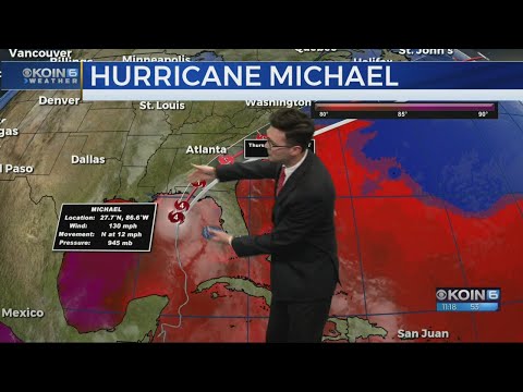 Late Tuesday Night Weather Update October 9th, 2018