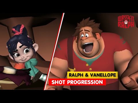 Wreck it Ralph | Ralph and Vanellope Shot Progression | Animation Breakdown | 3DAnimationInternships
