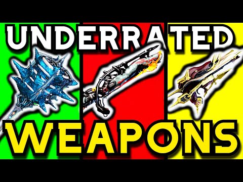 TOP 10 MOST UNDERRATED WEAPONS... (WARFRAME ISLEWEAVER)