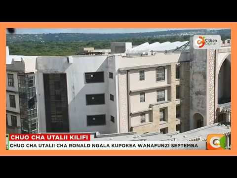 Chuo cha utalii cha Ronald Ngala chatarajiwa kuanza masomo rasmi mwezi Septemba