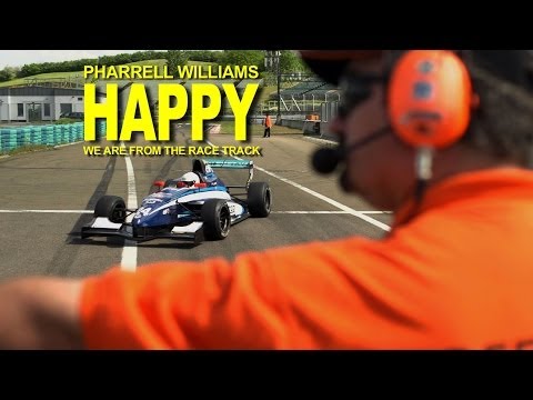 Pharrell Williams - Happy ( WE ARE FROM THE RACE TRACK ) Official