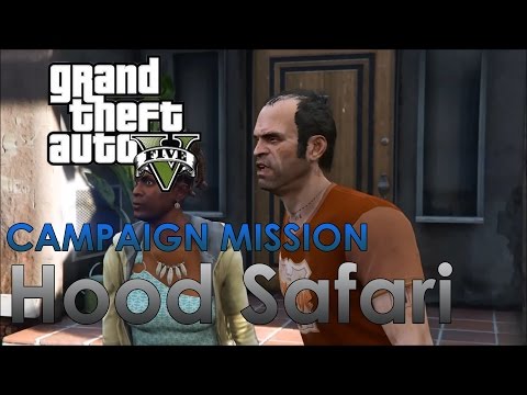 Grand Theft Auto 5 Walkthrough Gameplay Part 23 - Hood Safari (PS4)