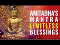 Amitabha mantra chanted 108 times in Sanskrit: Limitless Blessings and Merit