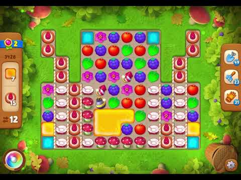 GardenScapes Level 3428 no boosters (18 moves)