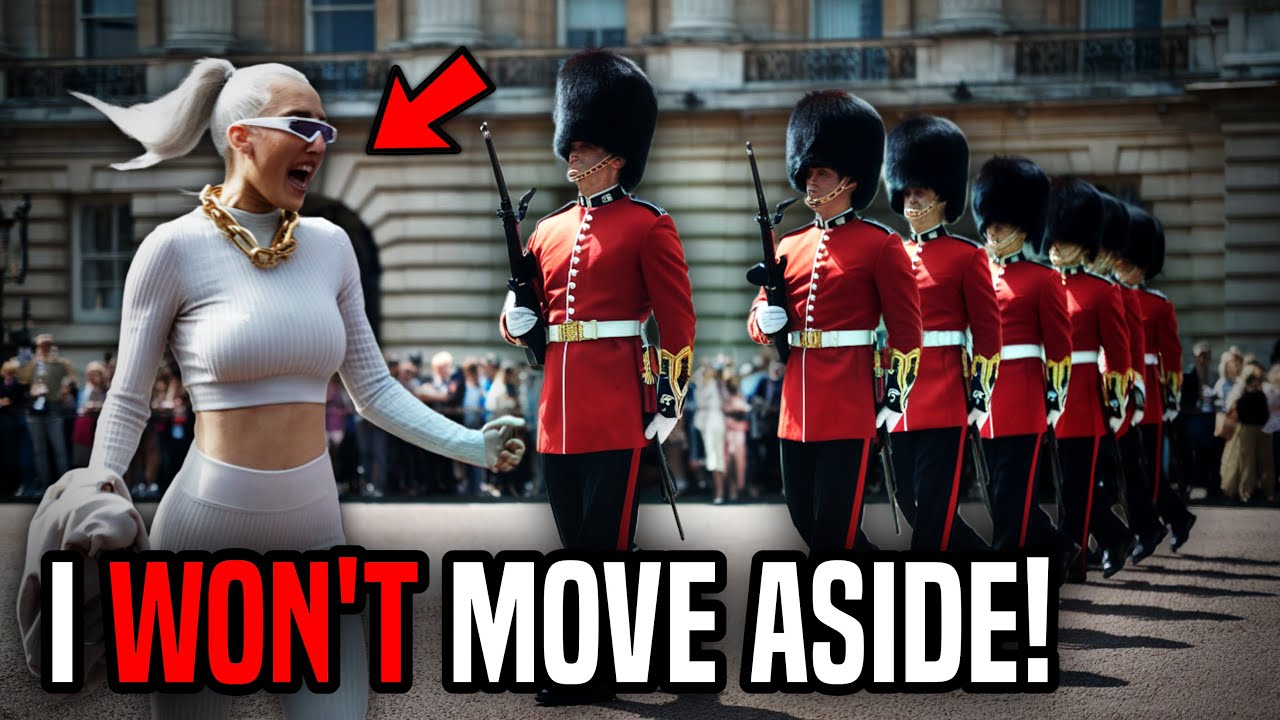 Entitled Karen BLOCKS a Marching Royal Guard, And Gets the SHOCK of Her Life