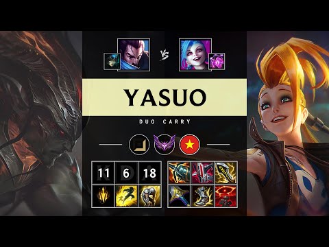 Yasuo ADC vs Jinx: Rampage - VN Master Patch 14.24