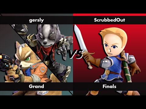Kougar Open 2022 | Grand Finals | gersly (Sephiroth, Wolf, Fox) VS ScrubbedOut (Mii Swordfighter)