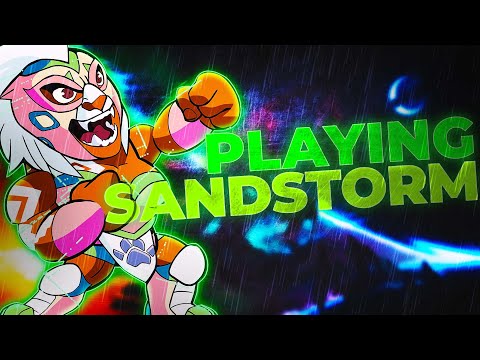 PLAYING BRAWLHALLA WITH SANDSTORM (the goat)