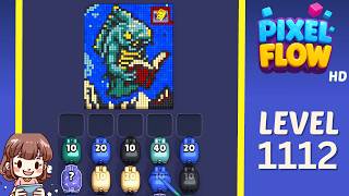 Pixel Flow Level 1112 Solution Walkthrough