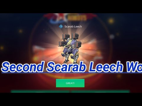Just A Second Scarab Leech won on war robots Gladiator event