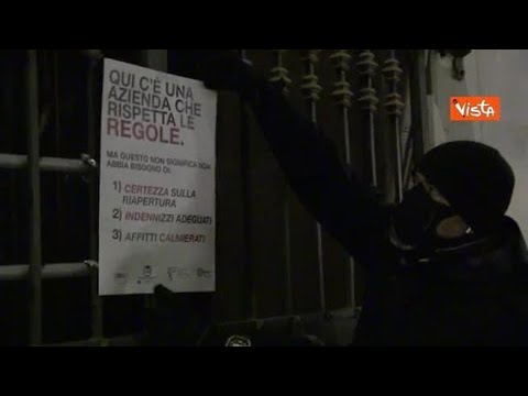 Protesta dei Ristoratori “Abbasso e chiudo”, “Comparto notte rispetta regole ma non lavora da...