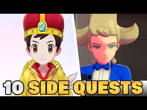 10 SECRET & HIDDEN Side Quests in Pokemon Sword and Shield CROWN TUNDRA