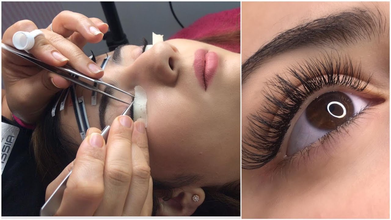 VLOG EXTENSIONS DE CILS  أول تجربة لي مع الرموش