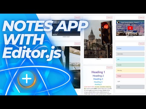 Build a Notes App with Editor.js and ReactJS - #1 - Building Project Template with Bootstrap
