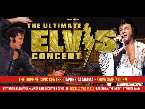 Cote Deonath And David Lee - "The Ultimate Elvis Concert" - Saturday March 2, 2024