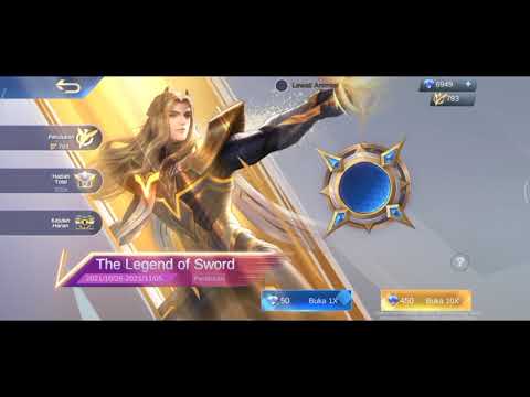 BAKAR BAKAR DIAMOND, BUAT BELI SKIN HERO LANCELOT - SWORD MASTER. MOBILE LEGEND BANG-BANG