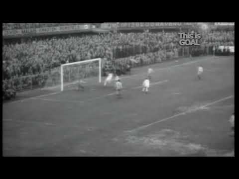 Goal! Jimmy Greaves. UEFA Cup Winners. 1962/1963. Final. Tottenham Hotspur - Club Atletico de Madrid