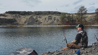 ROCKY LOWLAND Trout Catch & Cook — Eating Trout Roe (Fish Eggs)