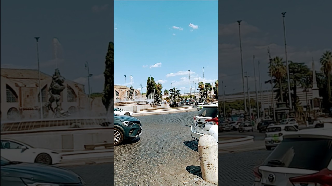 La vita è terribile con questo caldo intenso, La Repubblica, Rome.#travel #explore #youtubeshorts