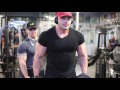 IFBB Classic Physique pro Arash Rahbar Training Biceps And Triceps