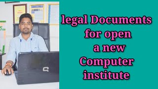Computer institute Kholne ke liy kon kon sa document jaruri h || legal paper Required for Institute