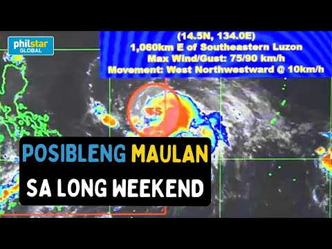 PAGASA Weather Update: Lumalakas si Chedeng