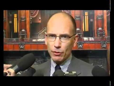 Enrico Letta: Mario Monti incontra Merkel e Sarkozy, torniamo al centro dell'Europa (24 11 2011)