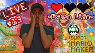 [FR/WII U] Redif-Live: Extra Life Avant Mario Maker 2 [#13] [SUPER MARIO MAKER]