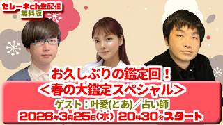 お久しぶりの鑑定回！＜春の大鑑定スペシャル＞/ゲスト・叶愛（占い師）【セレーネch生配信・第97回】