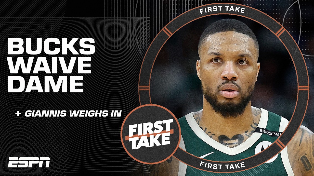 🚨Damian Lillard WAIVED🚨👋 + Bucks acquire Myles Turner 😱 Windy is 'SPEECHLESS' | First Take