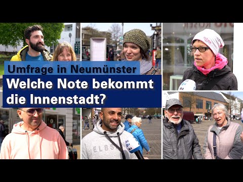 Video survey in Neumünster: What grade does the city center get?