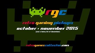 Retrogaming pickups October/November 2015
