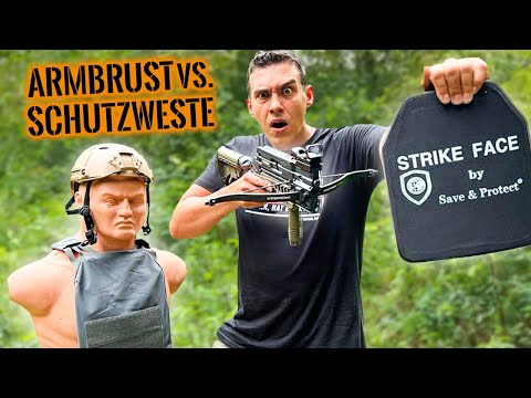 120LBS Zugkraft Armbrust vs. Schutzwesten! Überraschendes Ergebnis beim Test | Survival Mattin